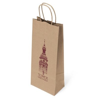 Eco Vino Paper Shopper Bag (Flexo Ink)