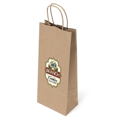 Eco Vino Kraft-Brown Shopper Bag (ColorVista)-1