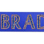 Custom 1 1/2" Bridal Satin Ribbon - 100yd Roll - Sparkle - 9