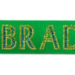 Custom 1 1/2" Bridal Satin Ribbon - 50yd Roll - Sparkle - 8