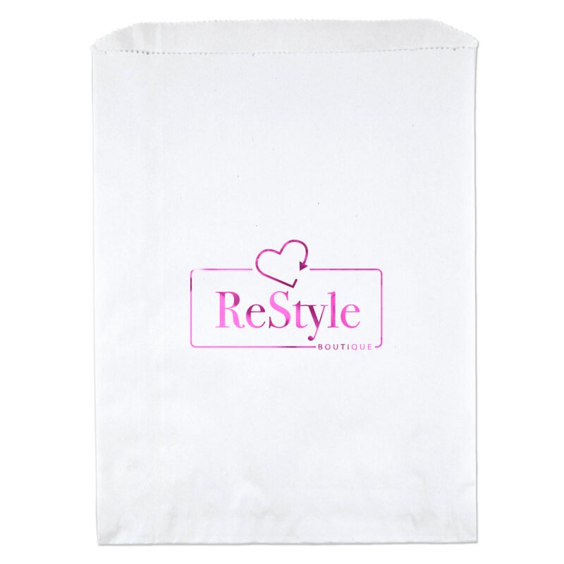 Custom 10W x 13H Merchandise Bag - Foil Print