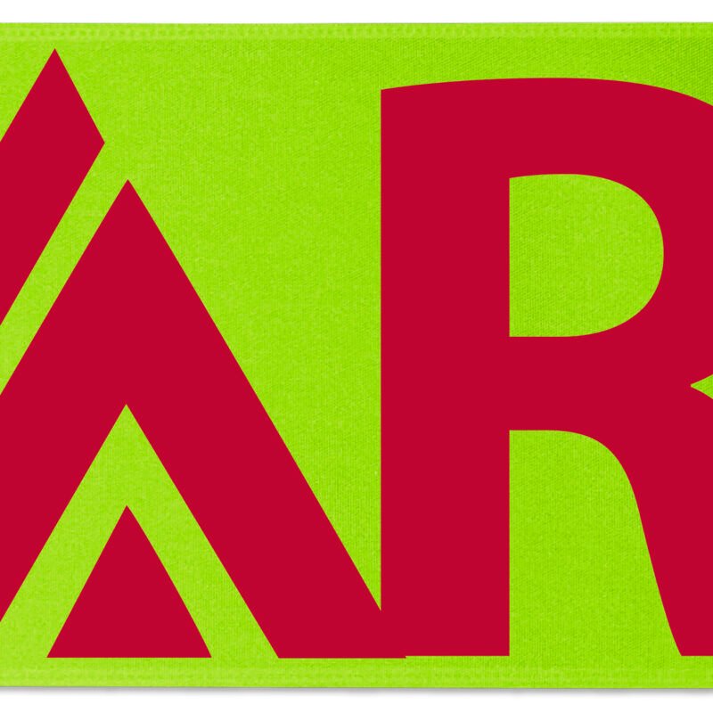 Custom 12" Badge Satin Ribbon - 100yd Roll - Brilliance - Matte Finish - 7