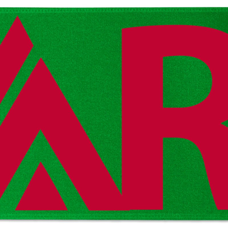 Custom 12" Badge Satin Ribbon - 100yd Roll - Brilliance - Matte Finish