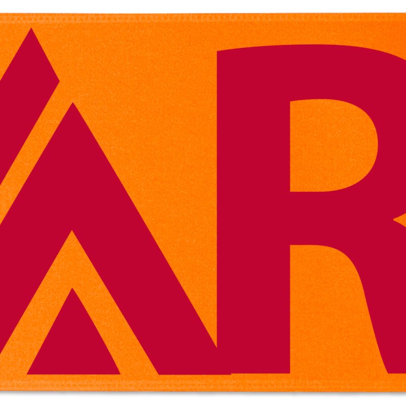 Custom 12" Badge Satin Ribbon - 100yd Roll - Brilliance - Matte Finish - 9