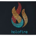 Custom 12" Badge Satin Ribbon - 25yd Roll - Sparkle