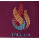 Custom 12" Badge Satin Ribbon - 25yd Roll - Sparkle - 2