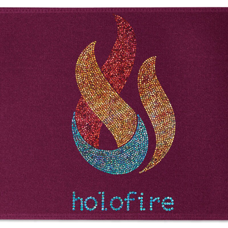 Custom 12" Badge Satin Ribbon - 25yd Roll - Sparkle - 2