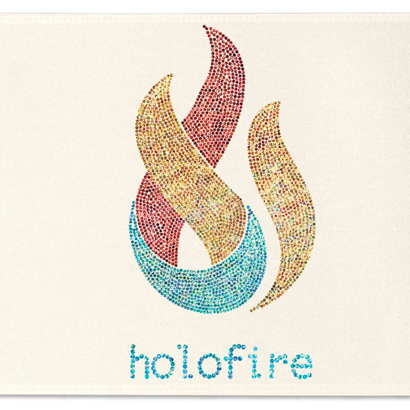 Custom 12" Badge Satin Ribbon - 25yd Roll - Sparkle - 4