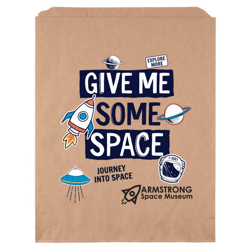 Custom 12W x 15H Merchandise Bag - ColorVista