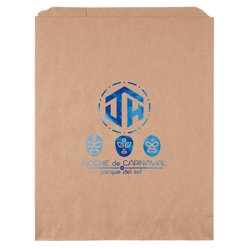 Custom 12W x 15H Merchandise Bag - Foil Ink Print