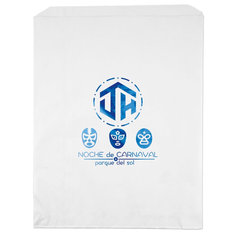 Custom 12W x 15H Merchandise Bag - Foil Print