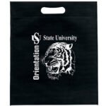 Custom 13W x 15H x 3 - Non-Woven Die Cut Bag - Screen Print