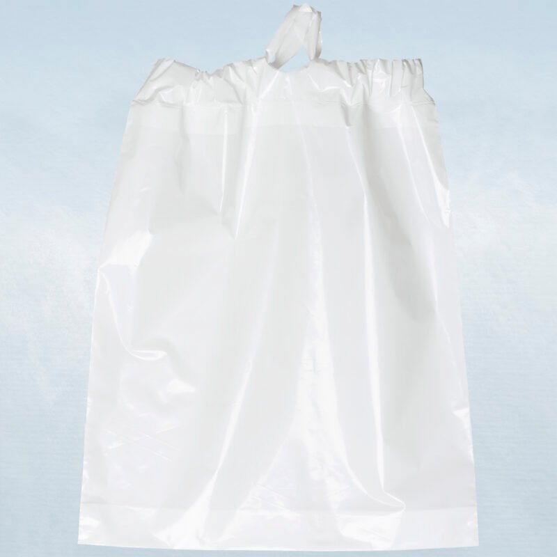 Custom 15W x 19H x 3 Poly-Draw Bag - Flexo Ink Print - 2