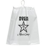 Custom 16W x 18H x 4 Cotton Draw Bag - Flexo Ink Print
