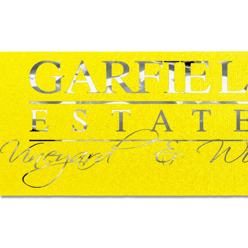 Custom 2" Badge Satin Ribbon - 100yrd Roll - Foil Print - 7