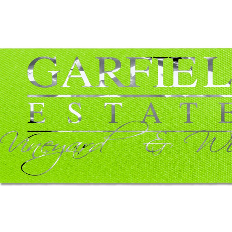 Custom 2" Badge Satin Ribbon - 100yrd Roll - Foil Print - 9