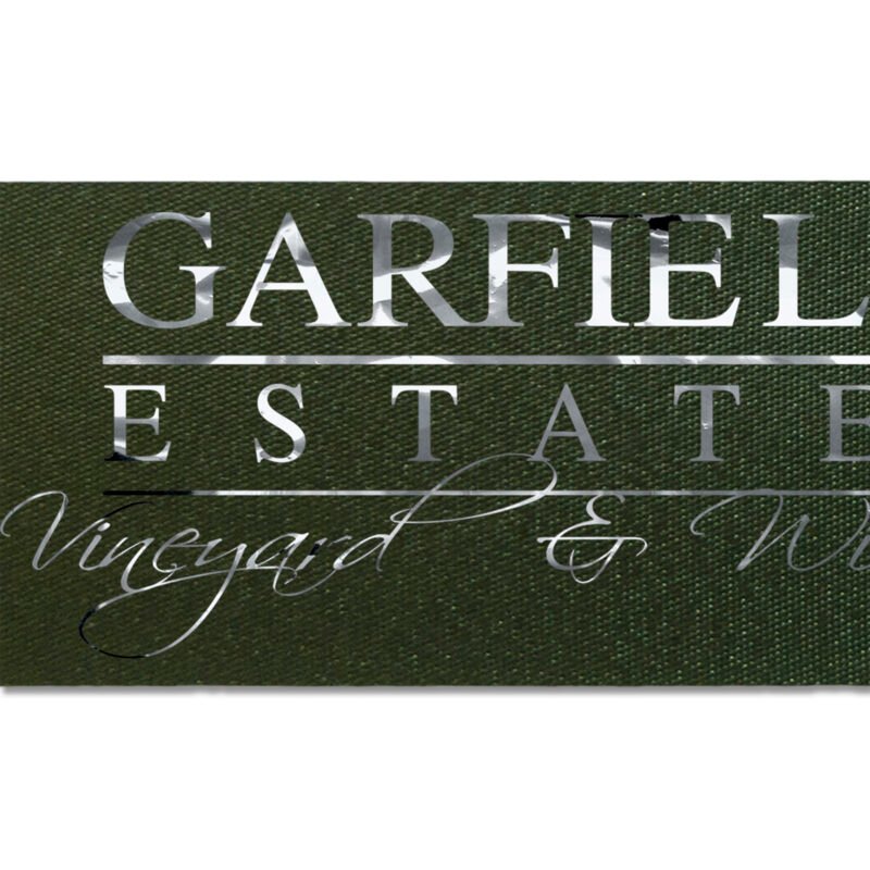 Custom 2" Badge Satin Ribbon - 25yrd Roll - Foil Print - 8