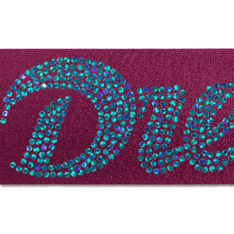 Custom 2" Badge Satin Ribbon - 50yd Roll - Sparkle - 2