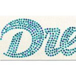 Custom 2" Badge Satin Ribbon - 50yd Roll - Sparkle - 4