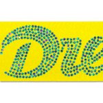 Custom 2" Badge Satin Ribbon - 50yd Roll - Sparkle - 7