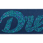 Custom 2" Badge Satin Ribbon - 50yd Roll - Sparkle - 9