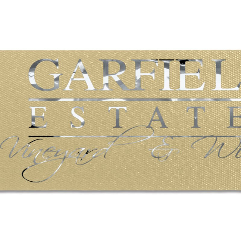 Custom 2" Badge Satin Ribbon - 50yrd Roll - Foil Print - 5