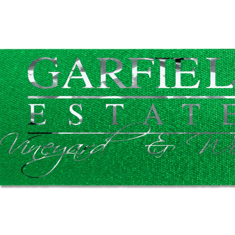 Custom 2" Badge Satin Ribbon - 50yrd Roll - Foil Print - 6