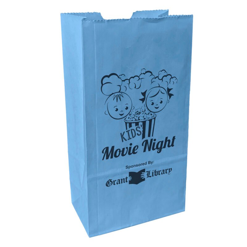 Custom 2# Popcorn Bag - Flexo Ink Print - 2