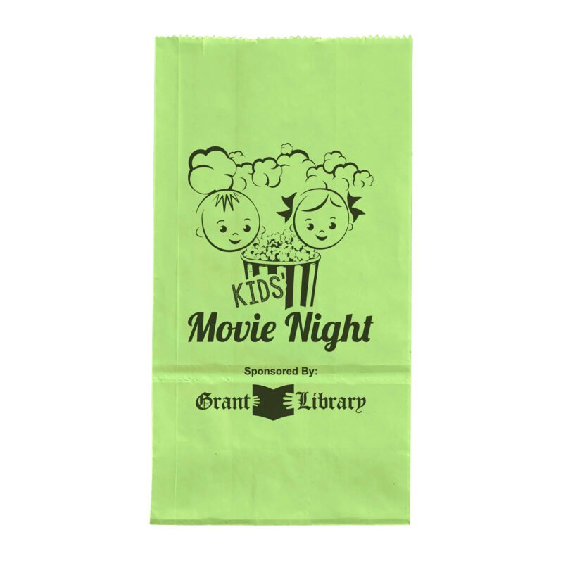 Custom 2# Popcorn Bag - Flexo Ink Print