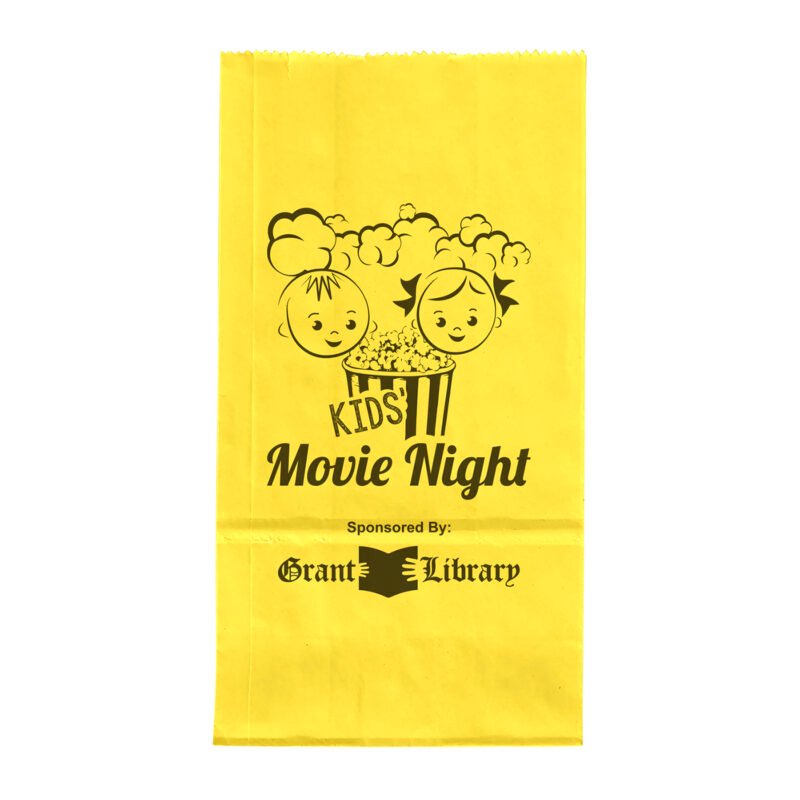 Custom 2# Popcorn Bag - Flexo Ink Print - 2