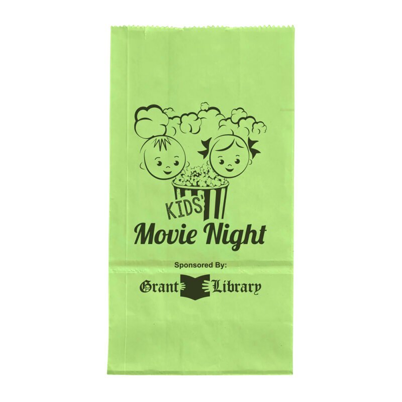 Custom 2# Popcorn Bag - Flexo Ink Print