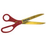 Custom 30" Large Scissors - Gold Blades - Direct Print - 4