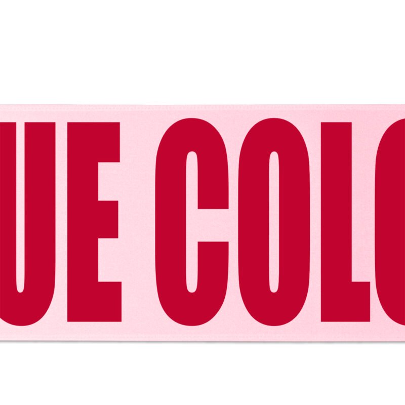 Custom 4" Badge Satin Ribbon - 25yd Roll - Brilliance - Matte Finish - 8