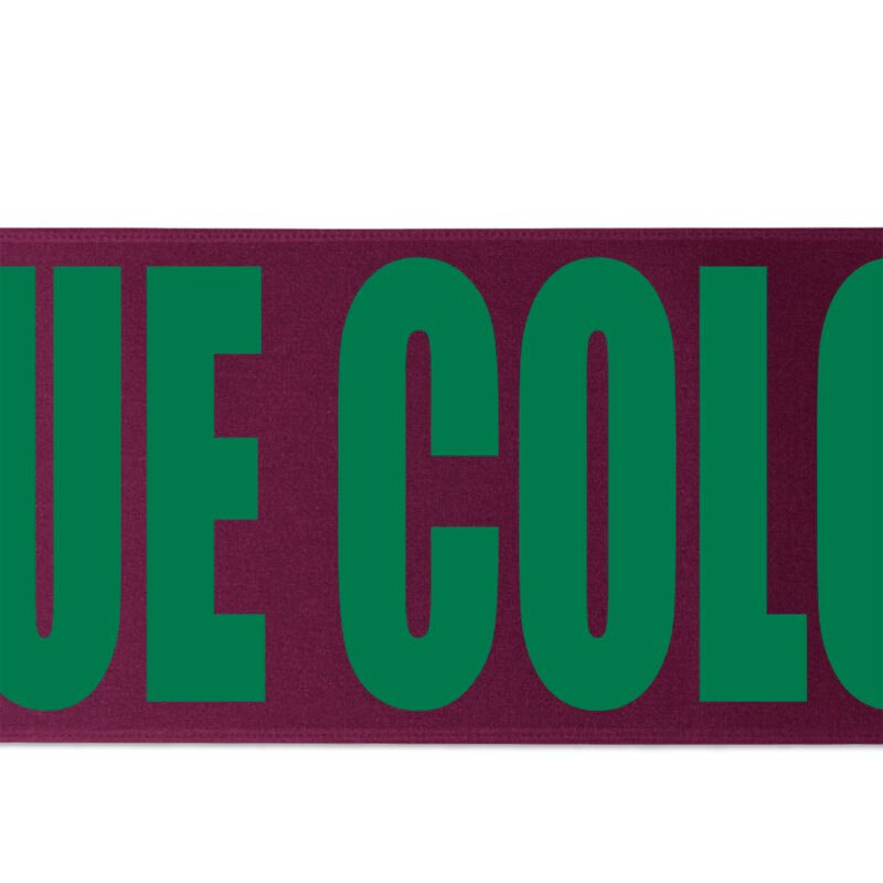 Custom 4" Badge Satin Ribbon - 50 yd Roll - Brilliance - Matte Finish - 2