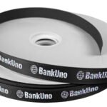 Custom 5/8" Badge Satin Ribbon - 50yd Roll - Foil Print