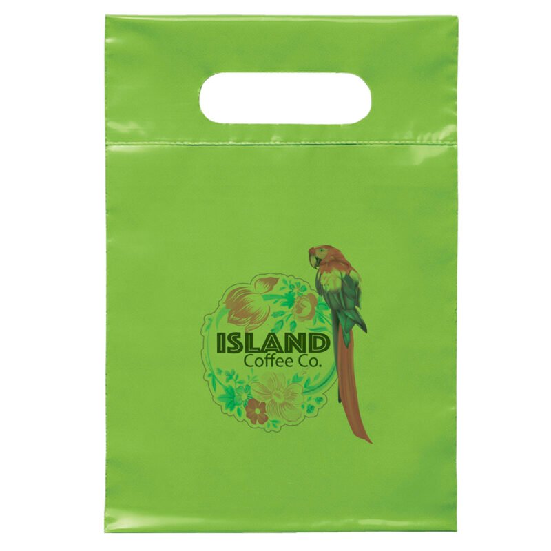 Custom 7W x 10½H Die Cut Handle Bag - Dynamic Color - 6