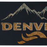 Custom 8" Badge Satin Ribbon - 25yd Roll - Sparkle