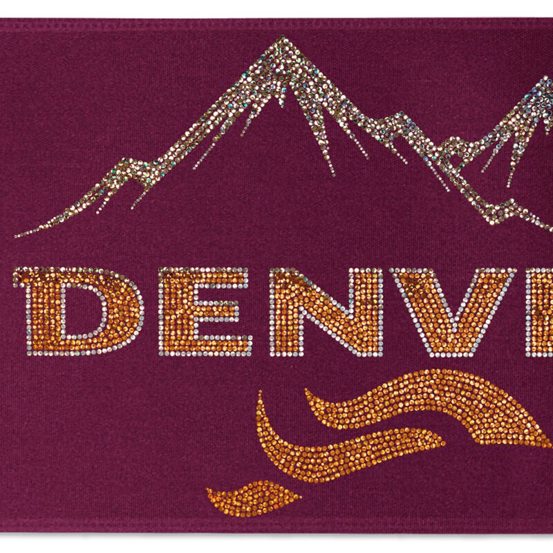 Custom 8" Badge Satin Ribbon - 25yd Roll - Sparkle - 2