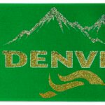 Custom 8" Badge Satin Ribbon - 25yd Roll - Sparkle - 6