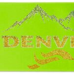 Custom 8" Badge Satin Ribbon - 25yd Roll - Sparkle - 8