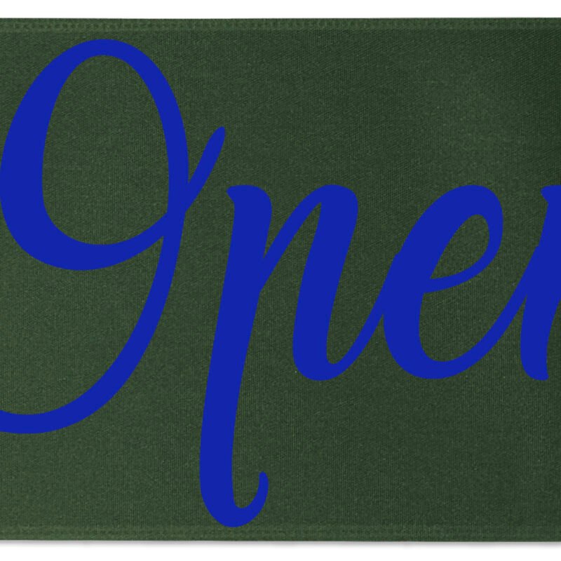 Custom 9" Badge Satin Ribbon - 25yd - Brilliance - Matte Finish - 7