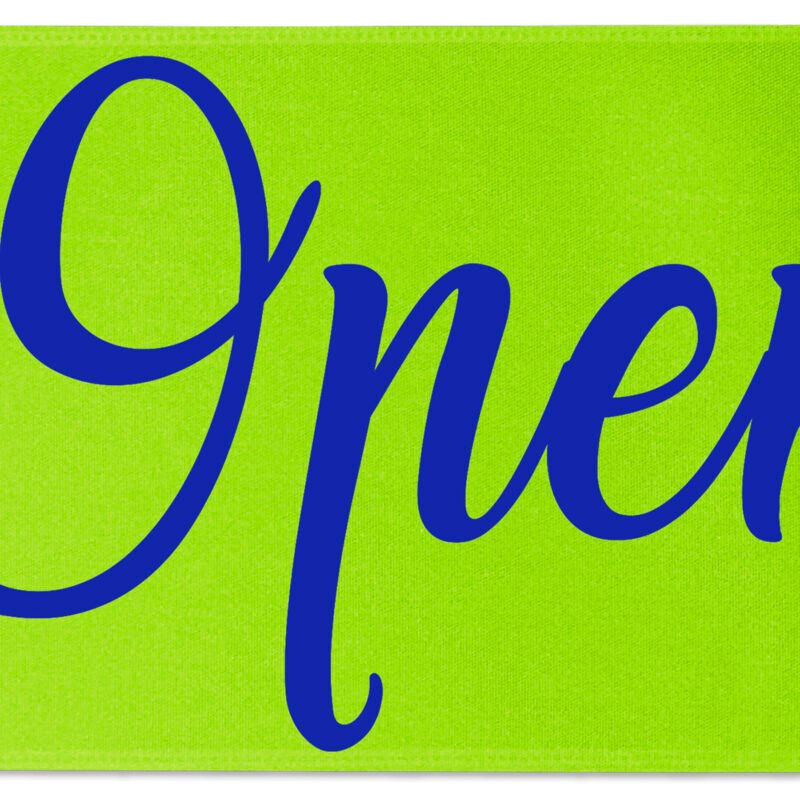 Custom 9" Badge Satin Ribbon - 25yd - Brilliance - Matte Finish - 8