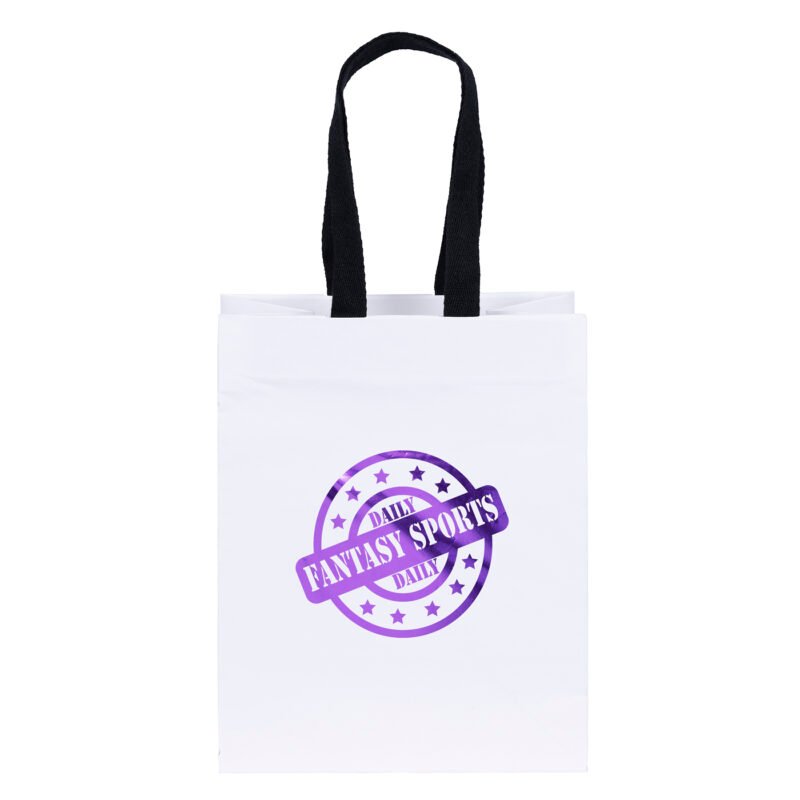 Custom Ash - Woven Handle White Eurototes - Foil Print