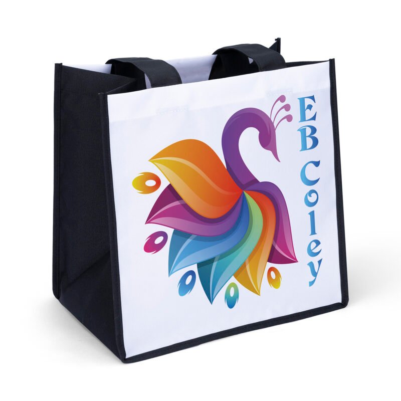Custom Carol™- Heavy-Duty Polyester Totes - Sublimation-2 Sides - 2