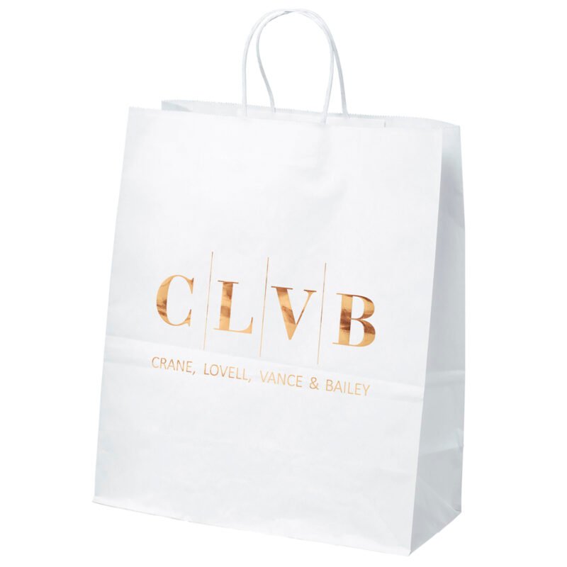 Custom Citation - White Shopper - Foil Print