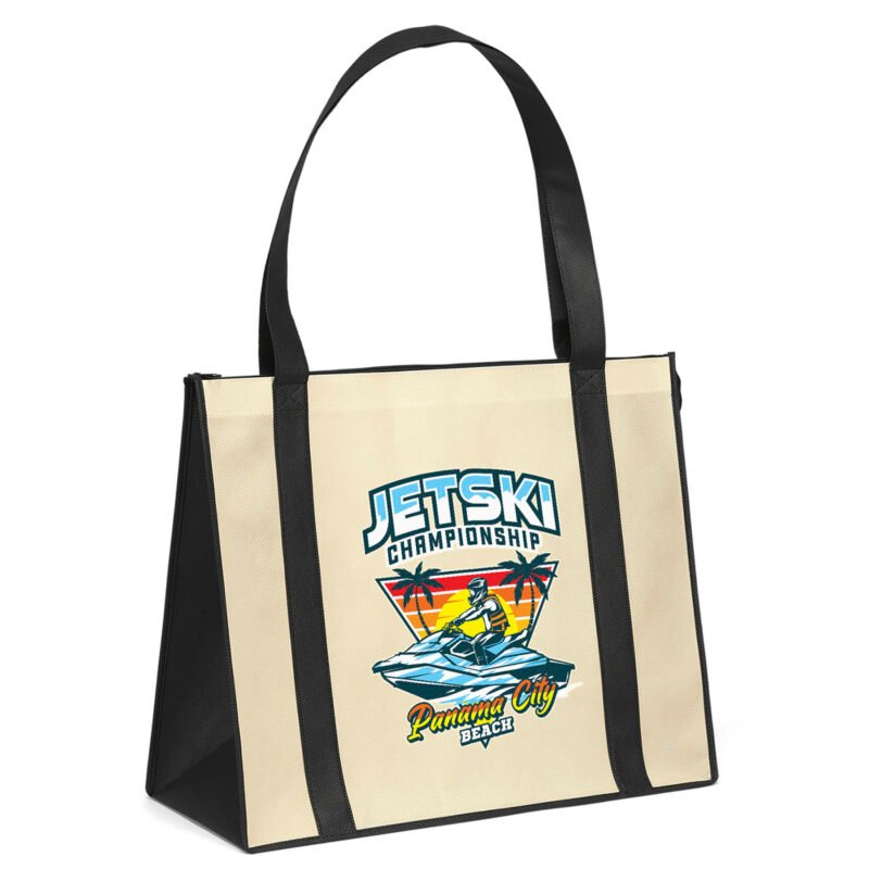 Custom Del Mar - Zipper-Close Tote - ColorVista - 8