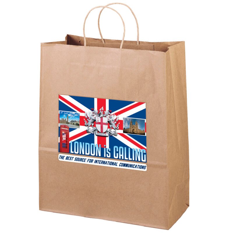 Custom Eco Citation - Kraft-Brown Shopper - ColorVista - 2