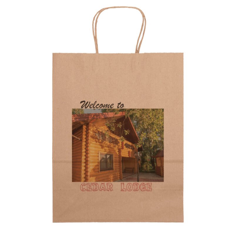 Custom Eco Jenny - Kraft-Brown Shopper - Chromatic