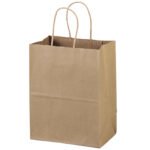 Custom Eco Mini - Kraft-Brown Shopper - ColorVista - 1