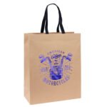 Custom Eco Teak - Woven Handle Eurototes - Foil Print - 2